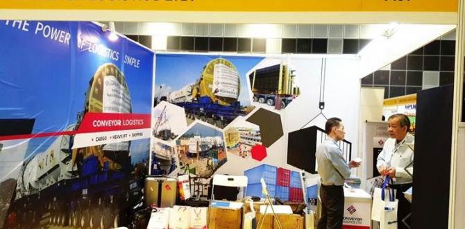 Conveyor Logistics Booth at Power Logistics Asia Exhibition