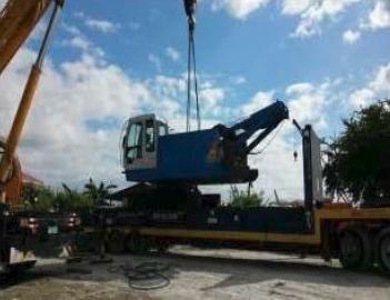 Transmodal Deliver Crawler Cranes from Singapore to the Philippines