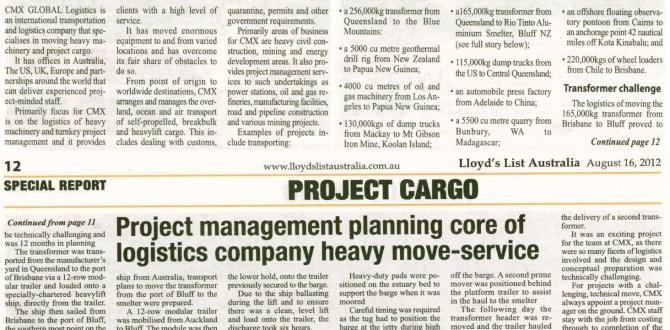 Project Management Specialists in Australia - CMX Global Logistics