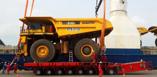 CEA Project Logistics Takes Care of Big Komatsu Trucks