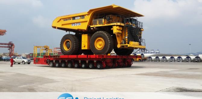 CEA Project Logistics Takes Care of Big Komatsu Trucks