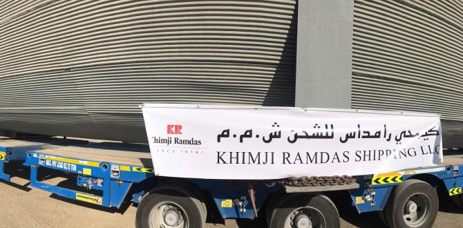 Khimji Ramdas Move Consignment of Oversized Bitumen Tanks