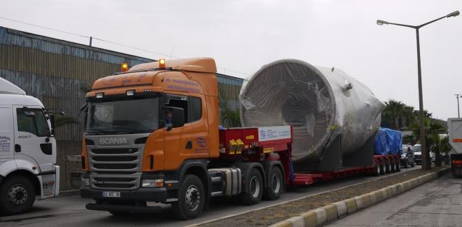 MTS Logistics Deliver Huge Boiler from Belgium to Turkey