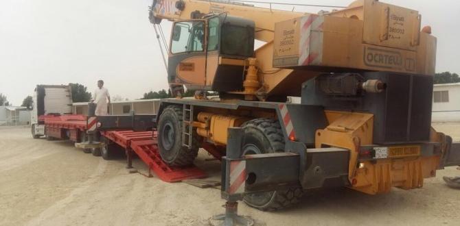 Paragon Saudi Services Transport More Cranes to Italy