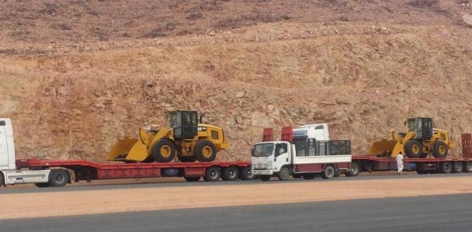 Paragon Saudi Services Handle Move of 22 CAT Diggers to Jordan