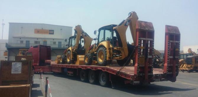 Paragon Saudi Services Handle Move of 22 CAT Diggers to Jordan