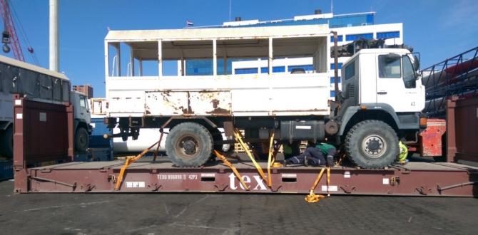 First Global Logistics Complete Shipment of 5 OOG Vehicles for Shlumberger