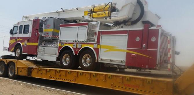 Paragon Successfully Move Fire Trucks in Saudi Arabia