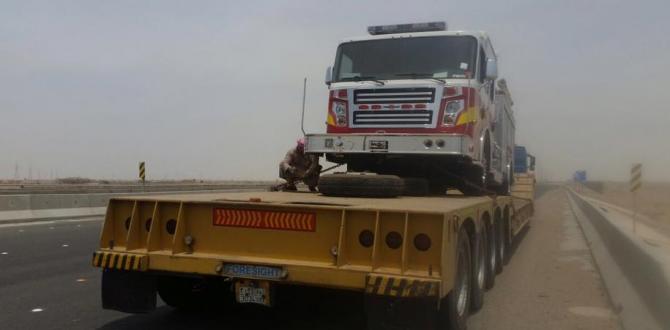 Paragon Successfully Move Fire Trucks in Saudi Arabia