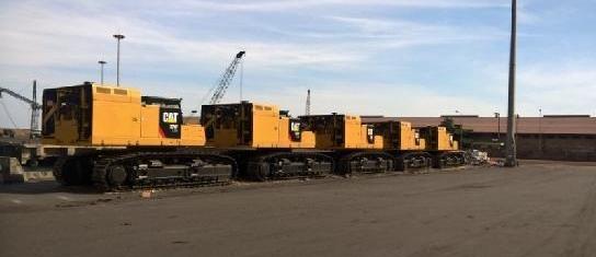 Cuchi Ship CAT Excavators from Singapore to Vietnam