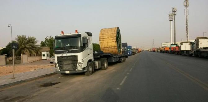 Paragon Saudi Services Successfully Transport Cable Drums