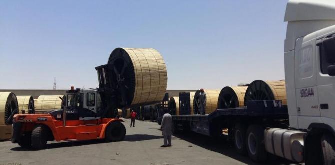 Paragon Saudi Services Successfully Transport Cable Drums