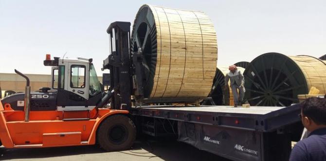 Paragon Saudi Services Successfully Transport Cable Drums