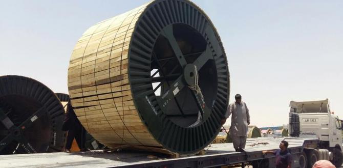 Paragon Saudi Services Successfully Transport Cable Drums