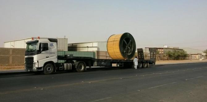 Paragon Saudi Services Successfully Transport Cable Drums