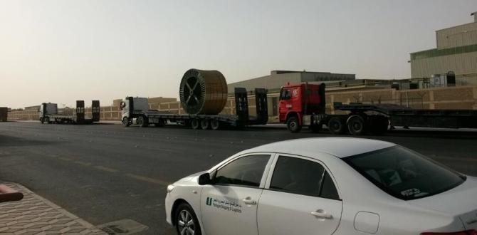 Paragon Saudi Services Successfully Transport Cable Drums