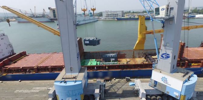 Glogos Handle 784tn Shipment for Power & Energy Project