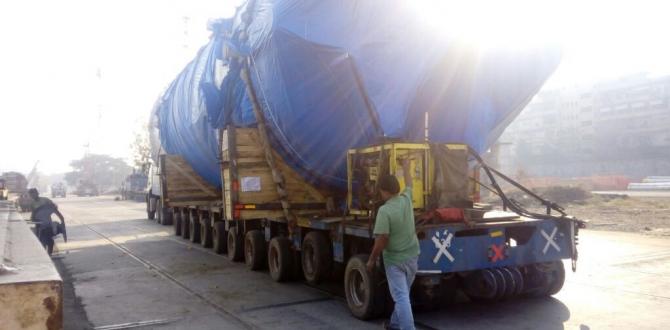 Express Global Logistics Deliver 6.2m High Cargo to Mumbai Port