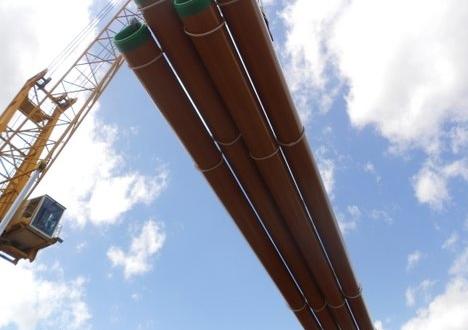 W.I.S. Italy Report the Shipping of Pipes in Huge Ongoing Project