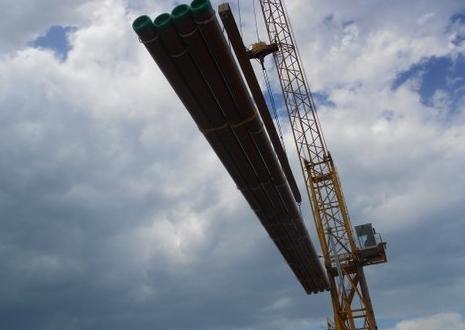 W.I.S. Italy Report the Shipping of Pipes in Huge Ongoing Project