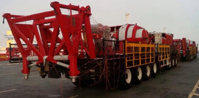 Farcont Complete Transportation of Dissembled Oil Rigs from China to Ukraine