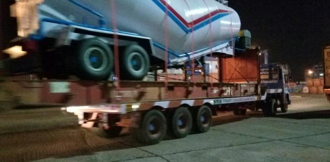 Vangard Logistics Handle Challenging Shipment of Bulk Tank