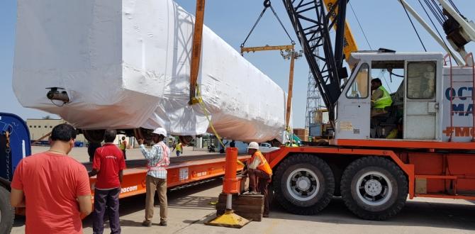 Railway Train Compartments Shipped from India to Mexico by Vangard