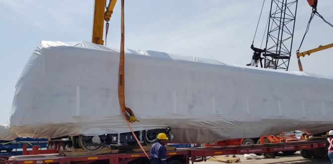 Railway Train Compartments Shipped from India to Mexico by Vangard