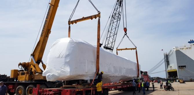 Railway Train Compartments Shipped from India to Mexico by Vangard