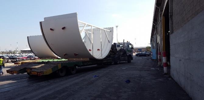 Kamor Logistics Delivering Tunnel Boring Machines to Tel Aviv