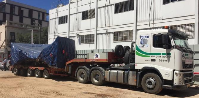 Kamor Logistics Delivering Tunnel Boring Machines to Tel Aviv