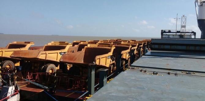 CTO do Brasil Ship Caterpillar Trucks to China