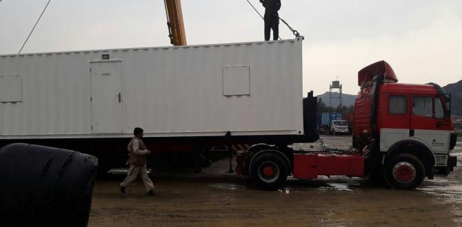 PCIT Deliver Portable Cabins to Kabul