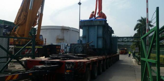 Megalift Covers 300km to Deliver Two Transformers