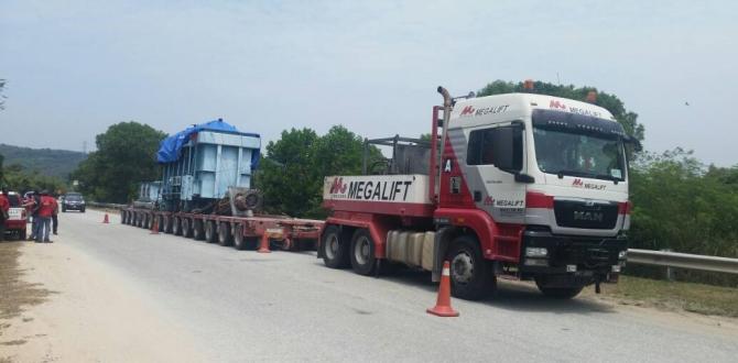 Megalift Covers 300km to Deliver Two Transformers