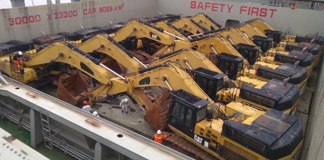 CTO do Brasil Ship Another 25 CAT Excavators to China