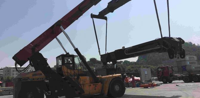 Hannational Handle Transport of Reach Stacker in China