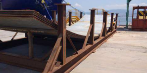 W.I.S. Shipping Nickel Steel Plates for Tengiz Oilfield