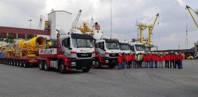 Megalift Handles Transport of 4 Oil & Gas Loading Arms