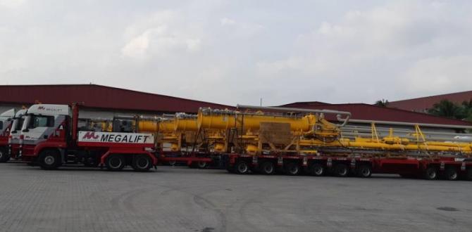 Megalift Handles Transport of 4 Oil & Gas Loading Arms