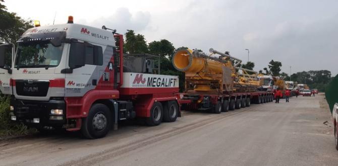 Megalift Handles Transport of 4 Oil & Gas Loading Arms