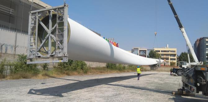 Delta Maritime Take Receipt of Windmill Blades in Greece