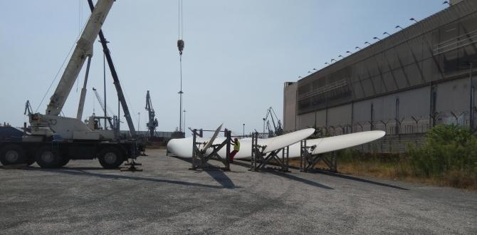 Delta Maritime Take Receipt of Windmill Blades in Greece