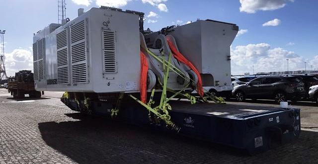 Europe Cargo Handle Shipment of Excavator to Fremantle