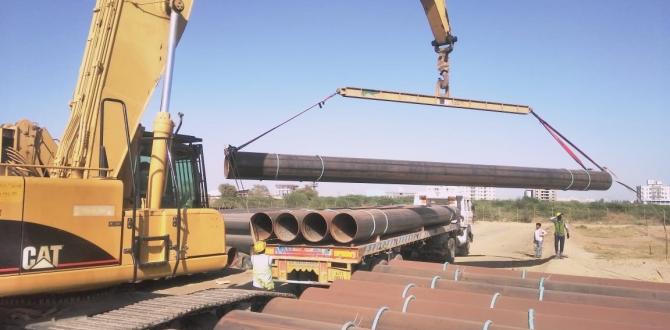 EXG Handle Breakbulk Shipment of 850 Large Pipes