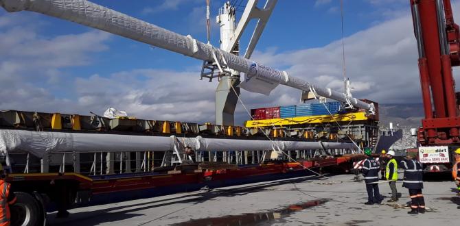 Element International and CF&S with Transportation of Masts