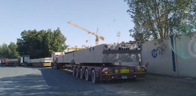 WSS UAE Handles Transportation of Precast Concrete Pontoons