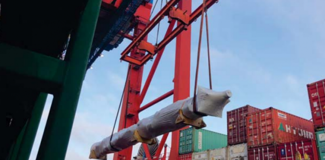 Gebrüder Weiss Complete Shipment of 20m Transmission Shafts