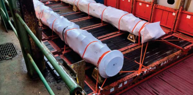 Gebrüder Weiss Complete Shipment of 20m Transmission Shafts