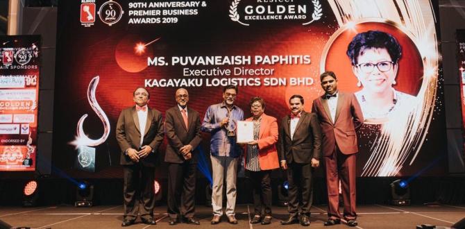 Ms. Puvaneaish of Kagayaku Logistics Receives KLSICCI Award